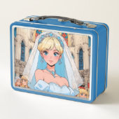 Metalen lunchbox/cosmetische doos (Achterkant)