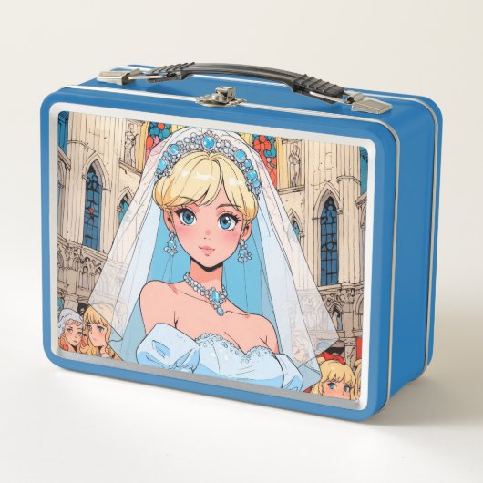 Metalen lunchbox/cosmetische doos (Voorkant)