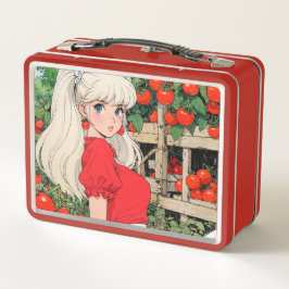 Metalen lunchbox/cosmetische doos