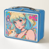 Metalen lunchbox/cosmetische doos (Voorkant)