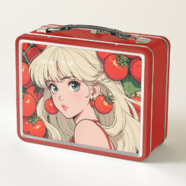Metalen lunchbox/cosmetische doos