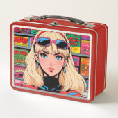 Metalen lunchbox/cosmetische doos (Voorkant)