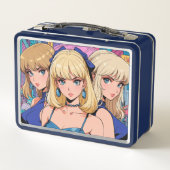 Metalen lunchbox/cosmetische doos (Achterkant)