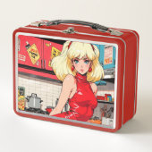 Metalen lunchbox/cosmetische doos (Voorkant)