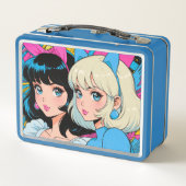 Metalen lunchbox/cosmetische doos (Achterkant)