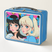 Metalen lunchbox/cosmetische doos (Voorkant)