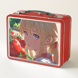 Metalen lunchbox/cosmetische doos