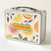 Metalen lunchbox in vintage stijl (Voorkant)