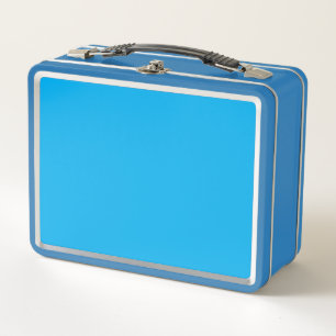 Metalen Lunchbox   Lichtblauw   Klassiek   Duurzaa
