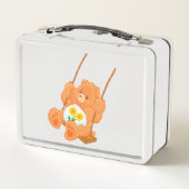 Metalen lunchbox met beer (Achterkant)