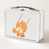 Metalen lunchbox met beer (Voorkant)
