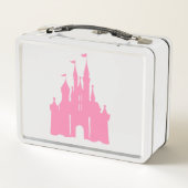Metalen lunchbox met kasteelprint (Achterkant)