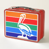 Metalen lunchbox met vlag van Sint-Petersburg (Achterkant)