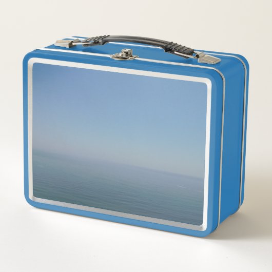 METALEN LUNCHBOX OCEAN UITZICHT STIJL (Voorkant)