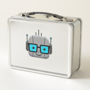 Metalen Lunchbox: Pak je Tech in met 844-AI-NERDS