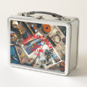 Metalen lunchbox 's Deck van de Visser (Voorkant)