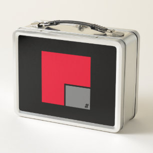 Metalen lunchbox van #METROPOLIM