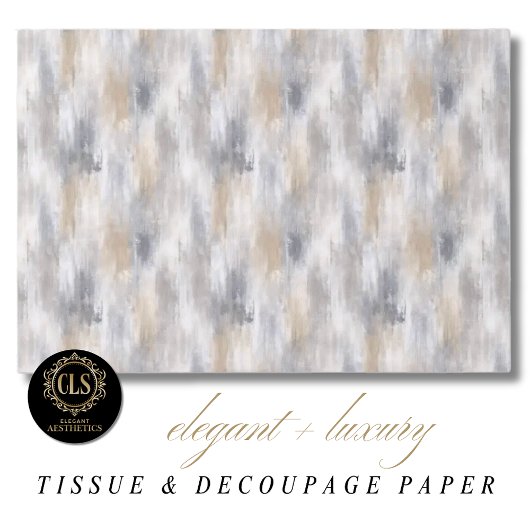 Metalen Luxe Esthetiek Aquarel Tissuepapier