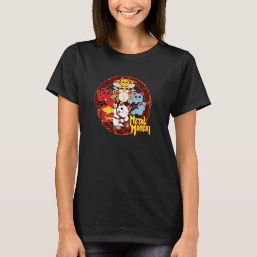 Metalen Maneki T-shirt (Voorkant)