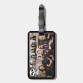 Metalen Masticatie Bagage Label (Achterkant verticaal)