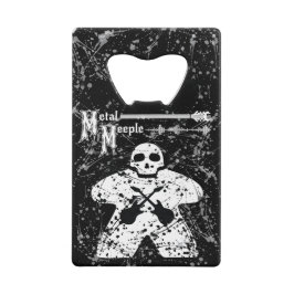 Metalen meeple - CC Bottle Opener Creditkaart Flessenopener