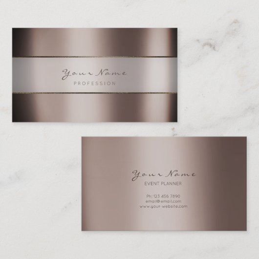 Metalen minimumafmetingen van gebeurtenisplanner visitekaartje (Voorkant / Achterkant)