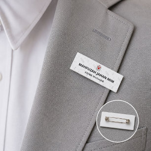 Metalen naamplaatjes. Laser gegraveerd. Dezelfde d Naamplaatje