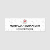 Metalen naamplaten. Lasergegraveerd. Dezelfde dag! Naamplaatje (Voorkant)