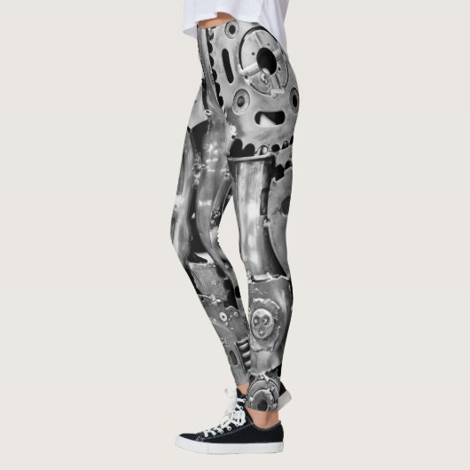 Metalen onderdelen bionische vrouwenbenen leggings (Links)