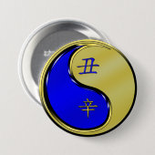 Metalen Os Ronde Button 7,6 Cm (Voorkant /achterkant)