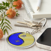 Metalen Os Sleutelhanger (Voorkant Rechts)
