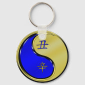 Metalen Os Sleutelhanger (Achterkant)