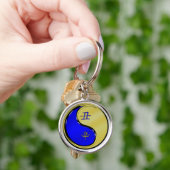 Metalen Os Sleutelhanger (Hand)