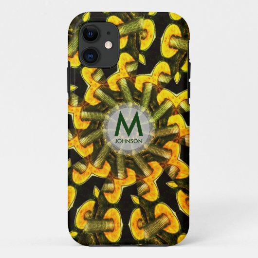 Metalen paddenstoelen Geometrische spiraal iPhone  Case-Mate iPhone Case (Achterkant)