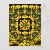 Metalen paddenstoelen: Meetkunde kunst: Briefkaart (Voorkant)