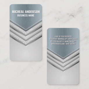 Metalen pijlen achtergrond visitekaartje