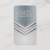 Metalen pijlen achtergrond visitekaartje (Achterkant)