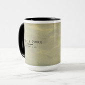Metalen Pleister Interieur Ontwerper Branding Mok (Voorkant links)