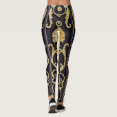 Metalen poort, ingewikkeld patroonontwerp. leggings (Achterkant)
