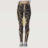 Metalen poort, ingewikkeld patroonontwerp. leggings (Voorkant)