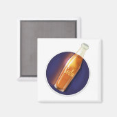 Metalen print van vintage frisdrank magneet (Voorkant / Achterkant)