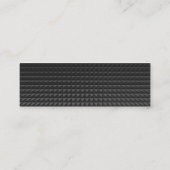 Metalen profielkaart mini visitekaartje (Achterkant)