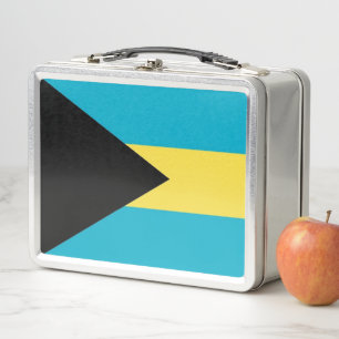 Metalen Roestvrij Lunchbox met Bahamas vlag