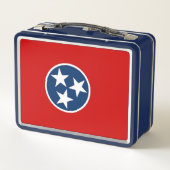 Metalen Roestvrij Lunchbox met Tennessee vlag (Achterkant)