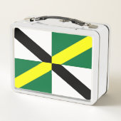 Metalen Roestvrij Lunchbox met vlag van Monterey (Achterkant)