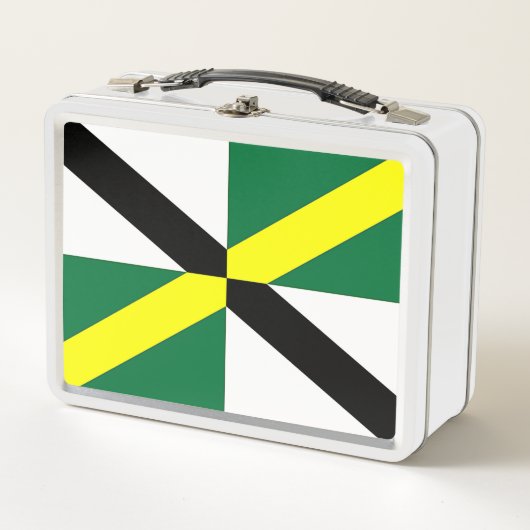 Metalen Roestvrij Lunchbox met vlag van Monterey (Voorkant)