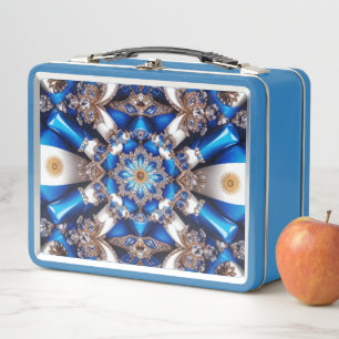 Metalen Roestvrije Lunchbox met Argentijnse kleure