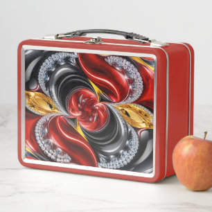 Metalen Roestvrije Lunchbox met Duitse kleuren