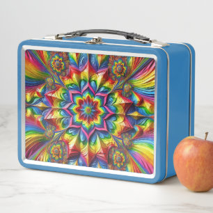 Metalen Roestvrije Lunchbox met LGBTQ-kleuren