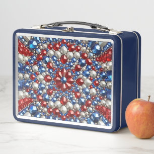 Metalen Roestvrije Lunchbox met Nederlandse kleure